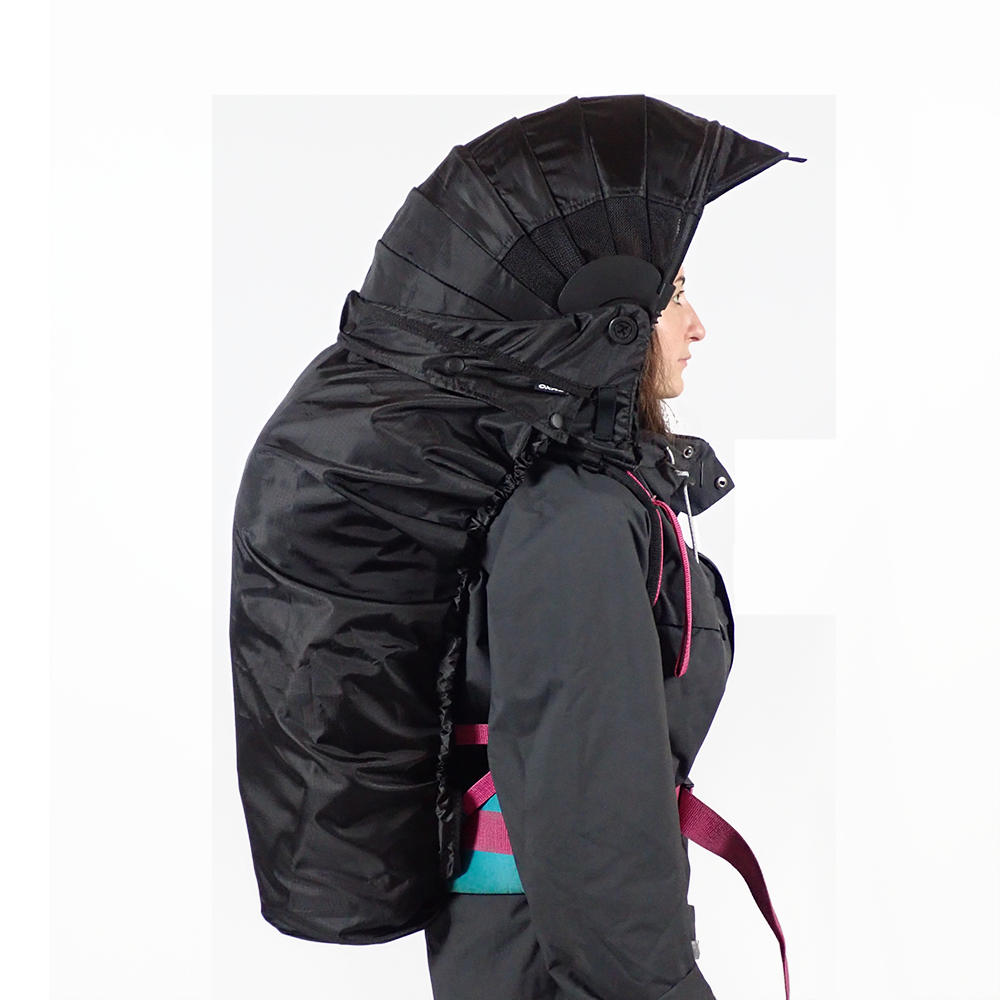 Oxaz Cape de pluie mantella antipioggia per zaino 15-45L