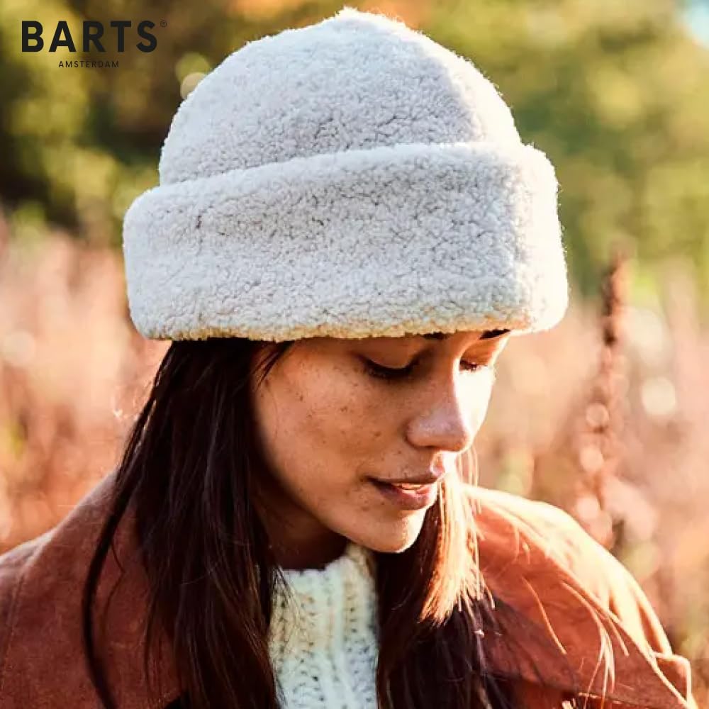 Barts Teddybow Berretto Donna Cream in Pelliccia