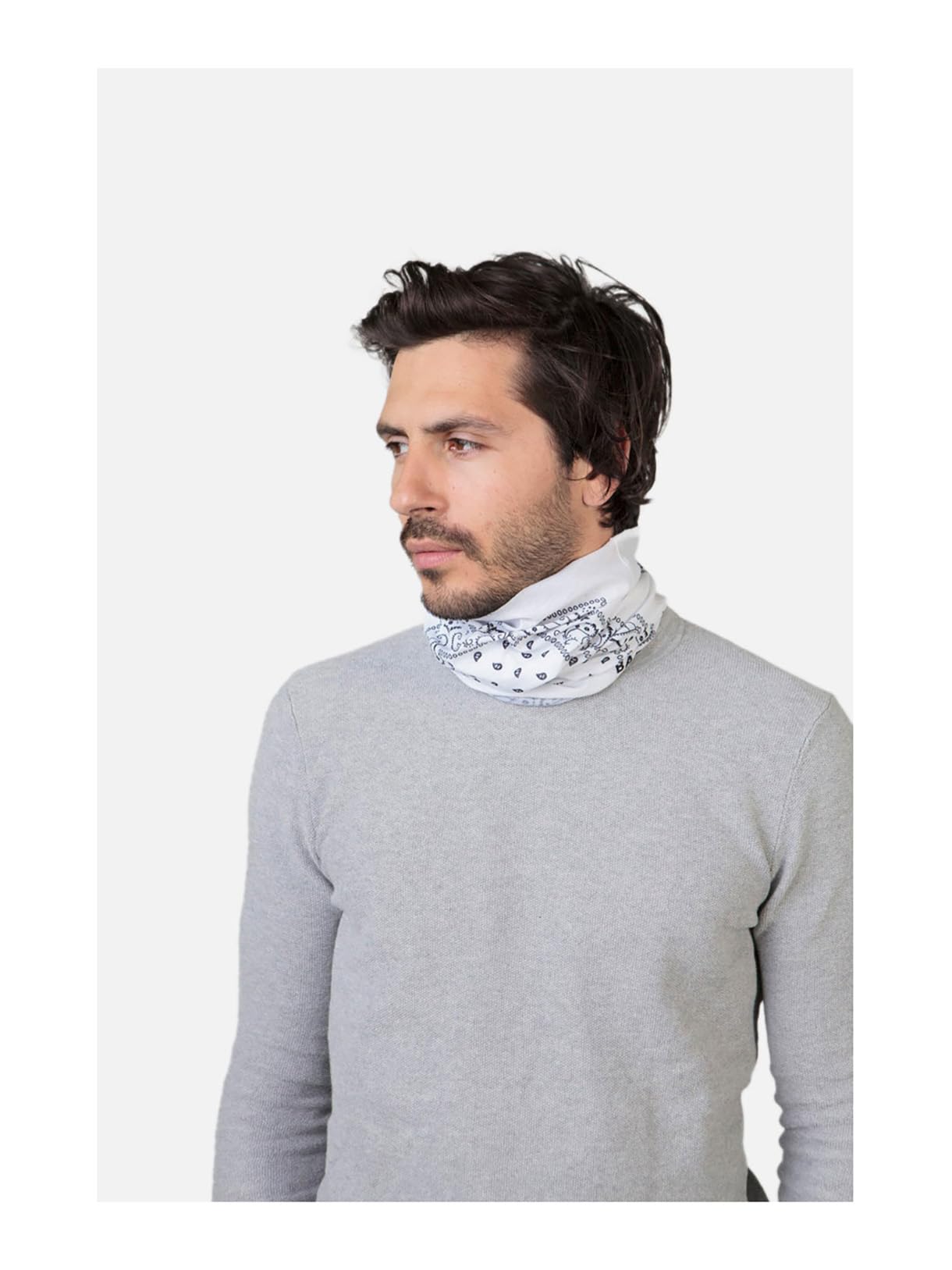Barts Multicol Polar Set Sciarpa Cappello Guanti Bianco