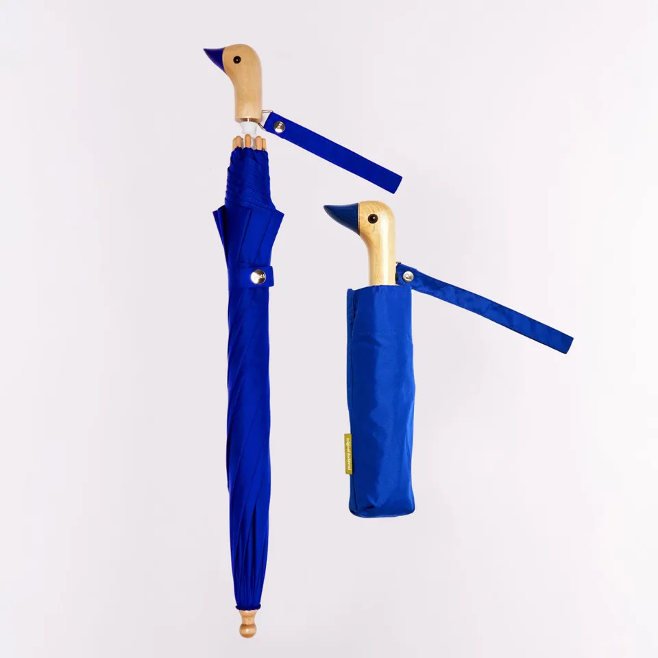 Original Duckhead Me & Mini Me Ombrello Antipioggia Blu 2 Pezzi