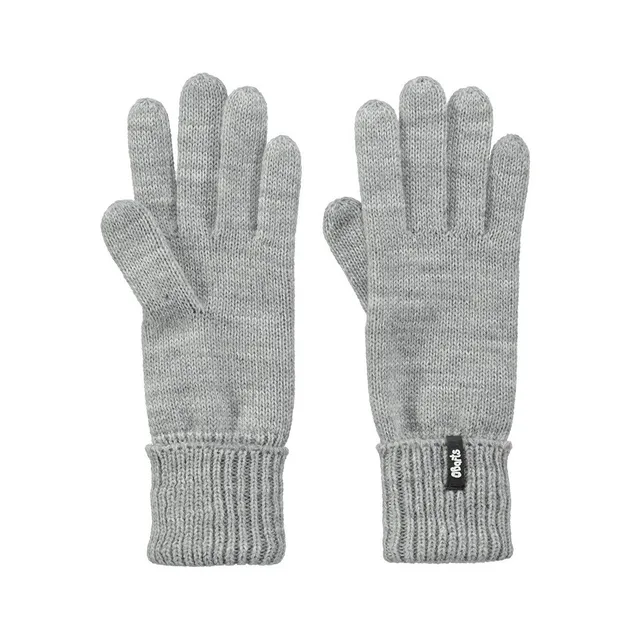 Barts Fine Knitted Gloves Guanti Grigio Bimbo