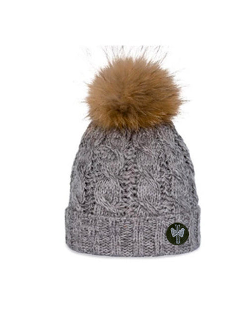 Pipolaki Calgary berretto pompon nero donna caldo