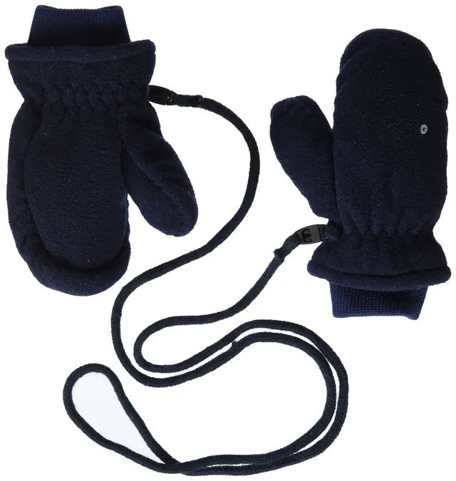 Barts Fleece Mitts Muffole Pile Bimbo Nero