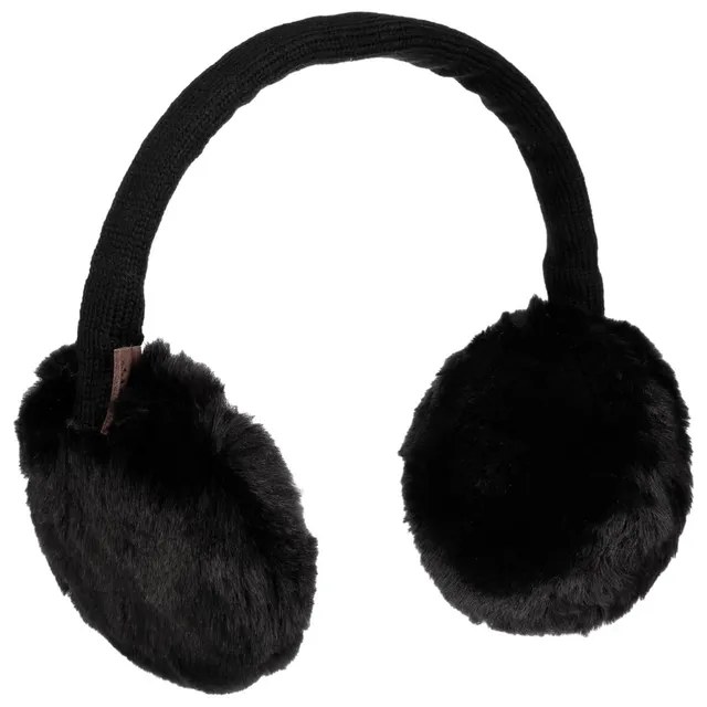 Barts Plush paraorecchie donna nero in pelliccia