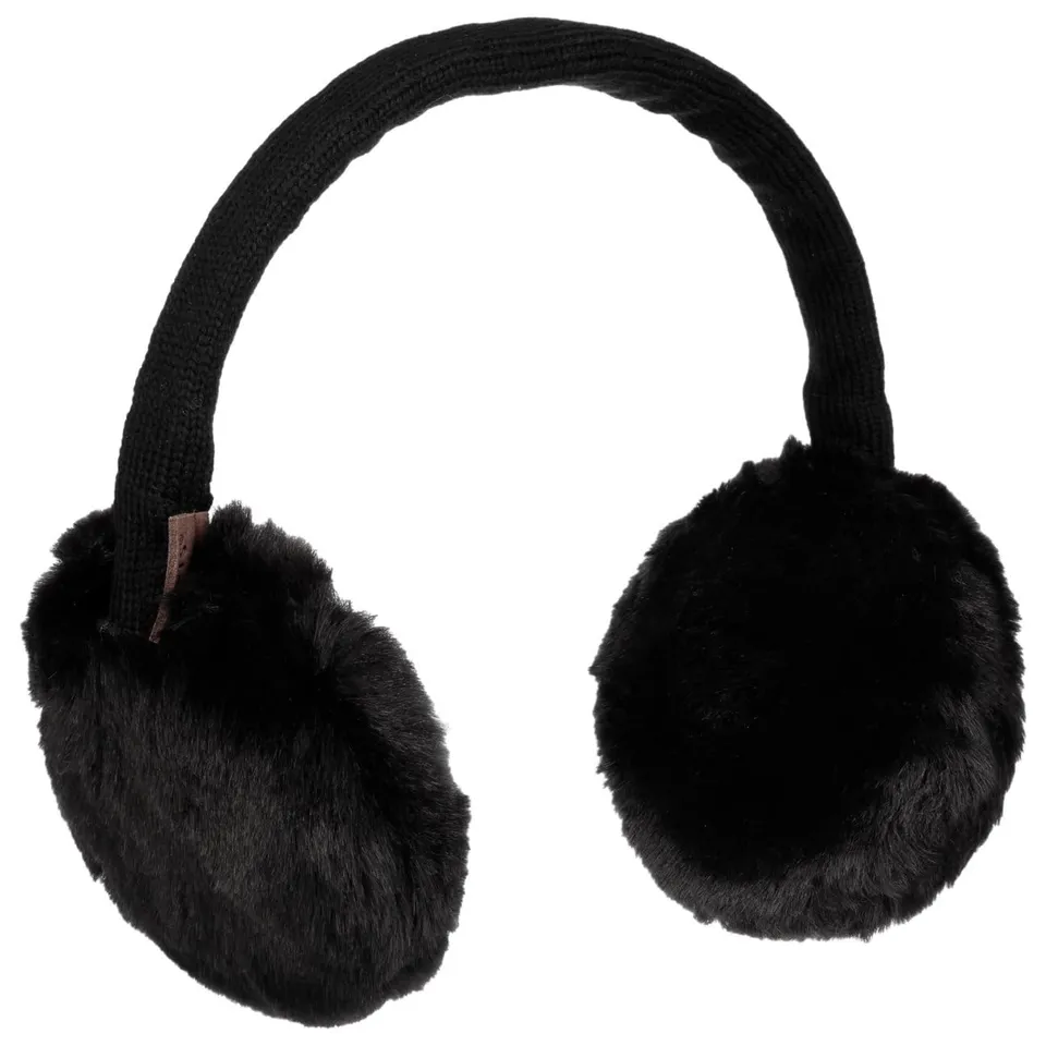 Barts Plush paraorecchie donna nero in pelliccia