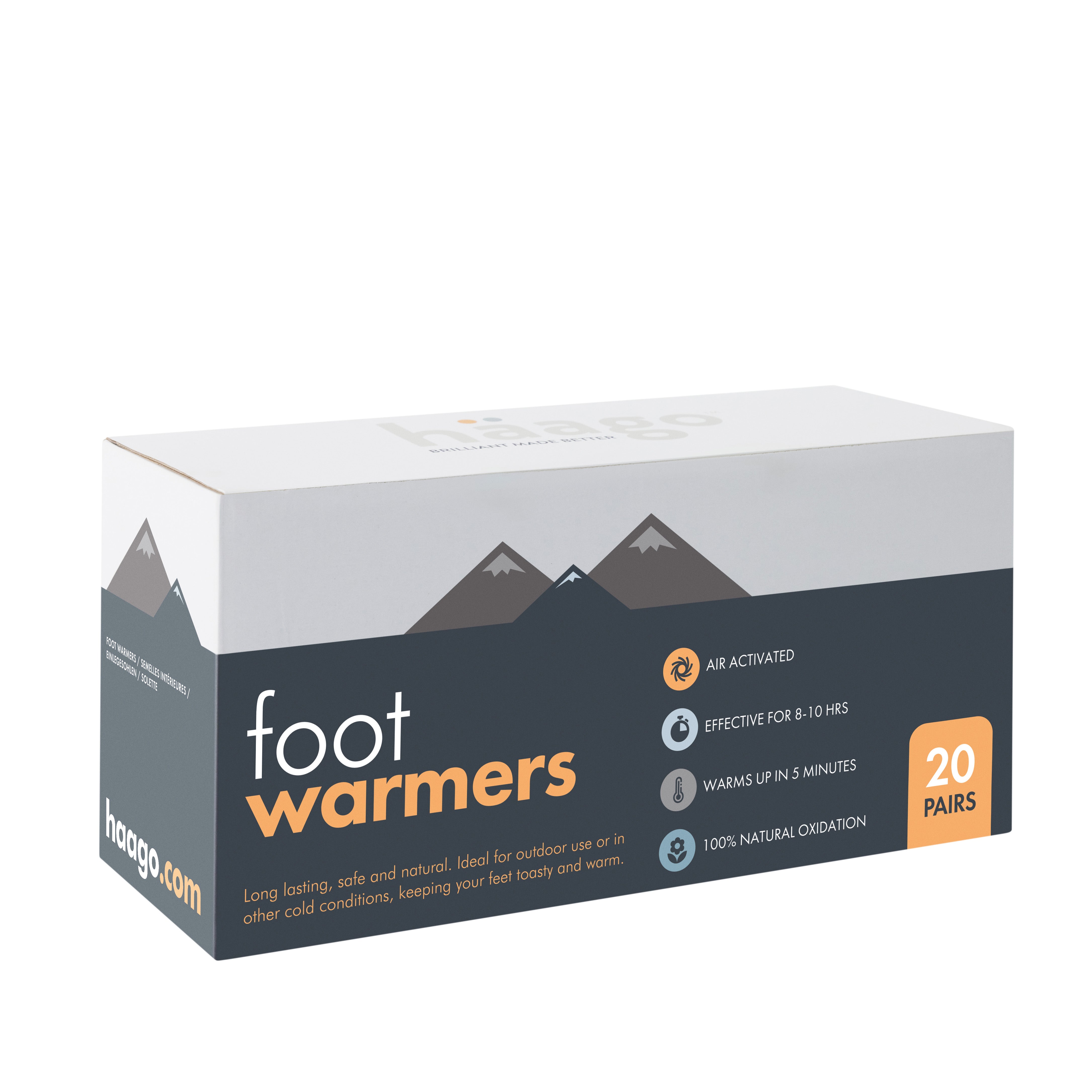 haago Foot Warmers solette termiche 20 paia taglia M