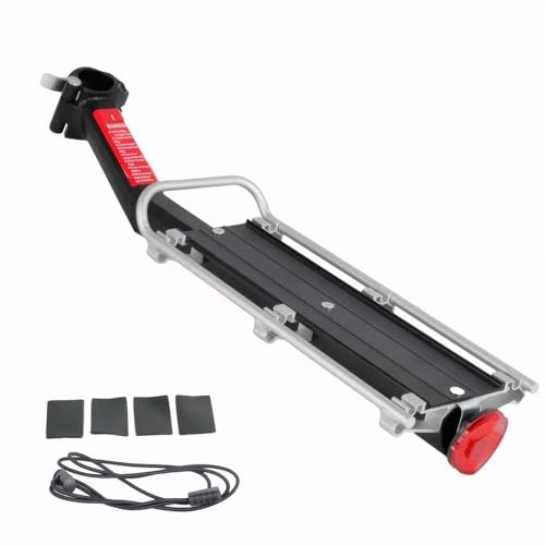 ThreeH Portapacchi bici posteriore alluminio 9 kg sgancio rapido