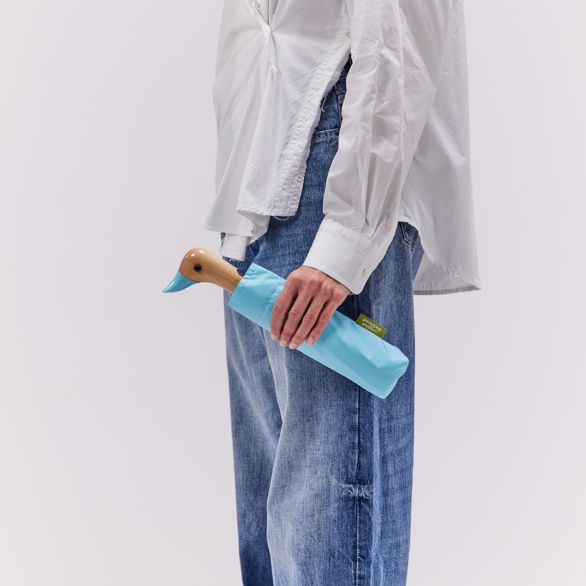 Original Duckhead Popsicle Blue ombrello pieghevole azzurro