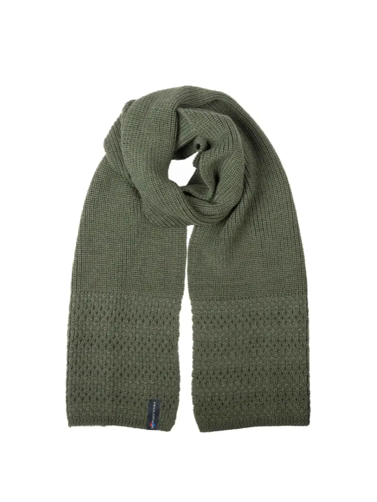 Pipolaki Pia sciarpa verde in lana unisex