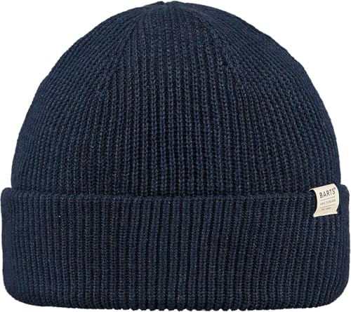 Barts Stonel Beanie berretto uomo navy lana merino