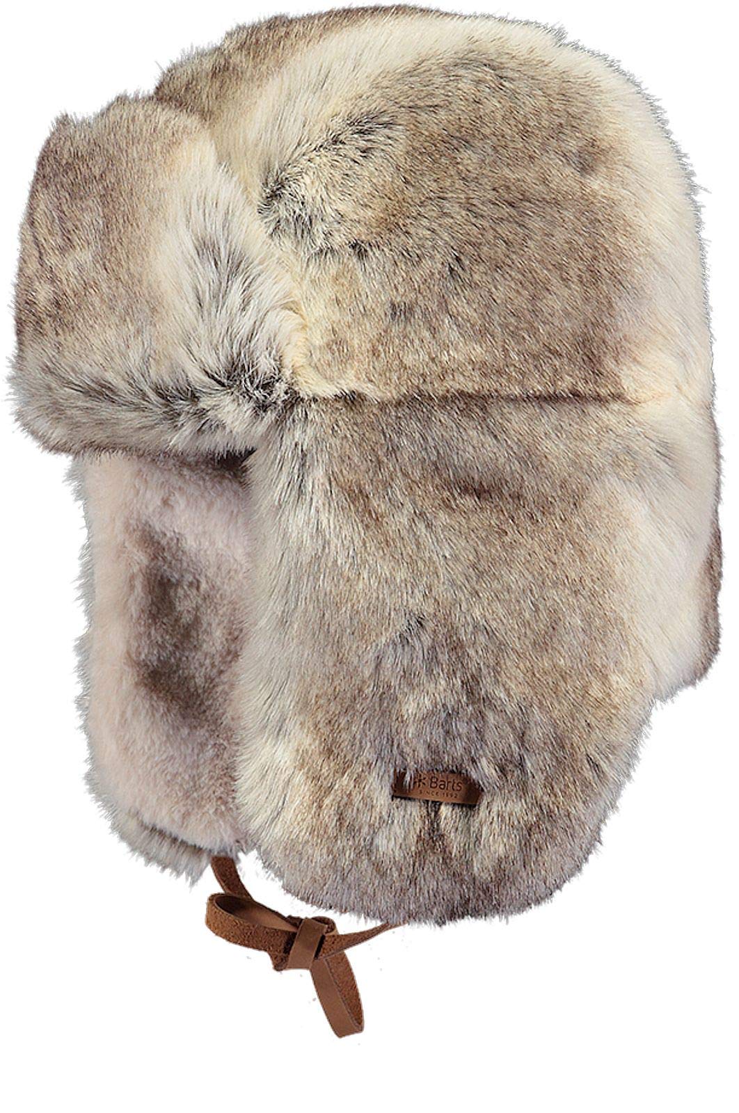 Barts Lucerne Cappello Aviatore Donna Oliva Faux Fur Caldo