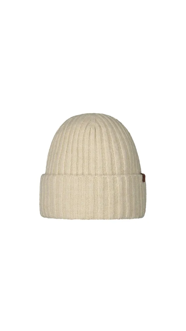 Barts Wyon Berretto Ecru Beige Stretch Autunno Inverno
