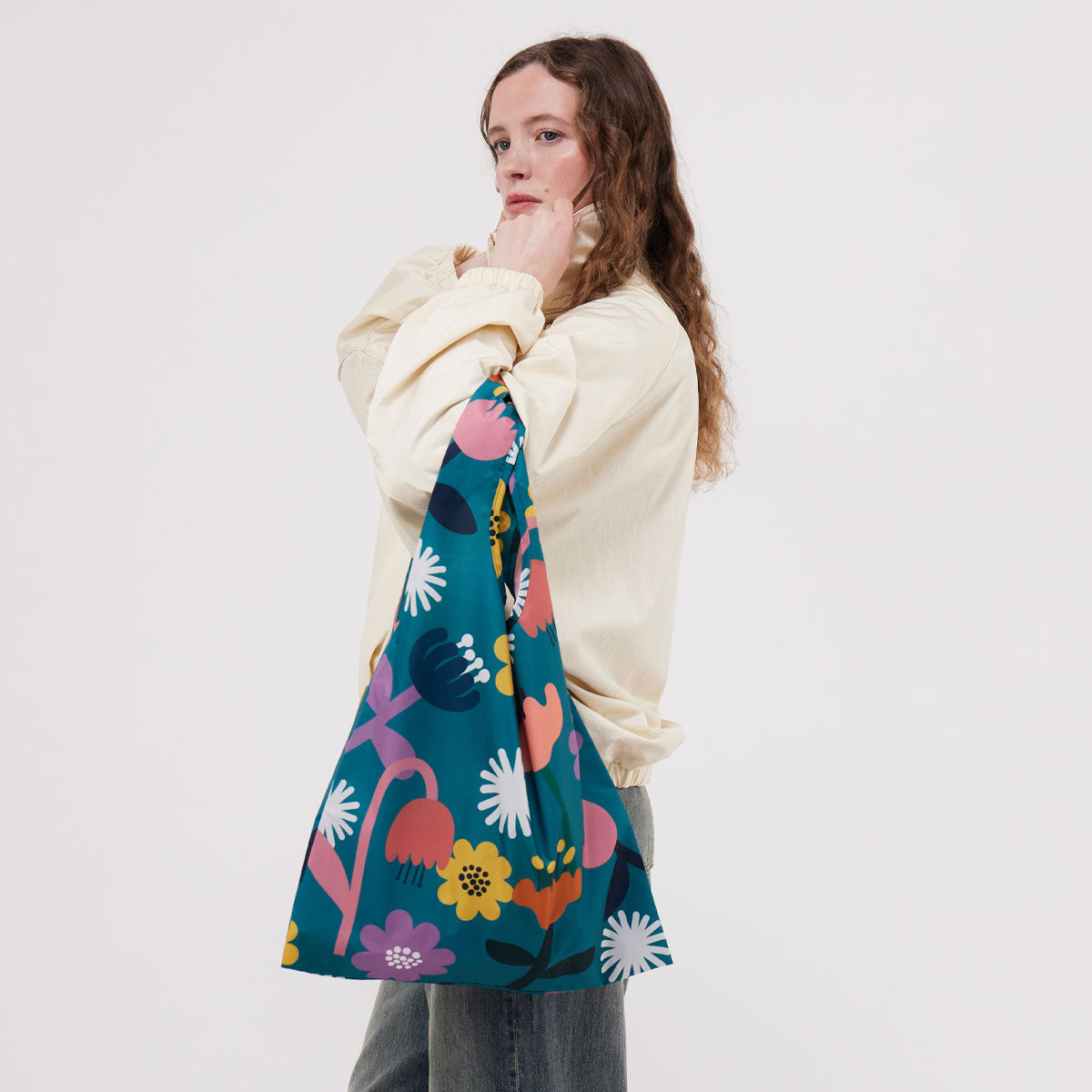 Original Duckhead Bloom Borsa Riutilizzabile Fiori Leggera