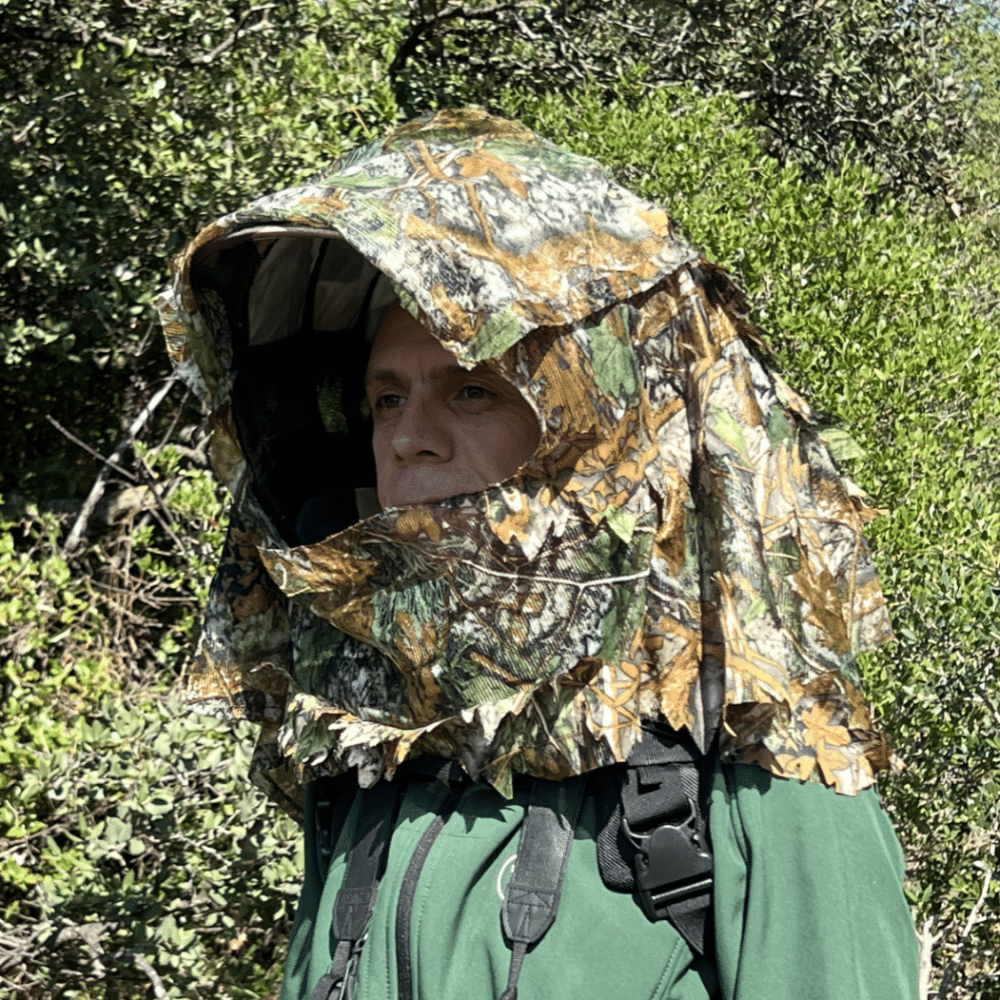 Oxaz Sur-capuche Overcap Cappuccio Mimetico 3D Foresta