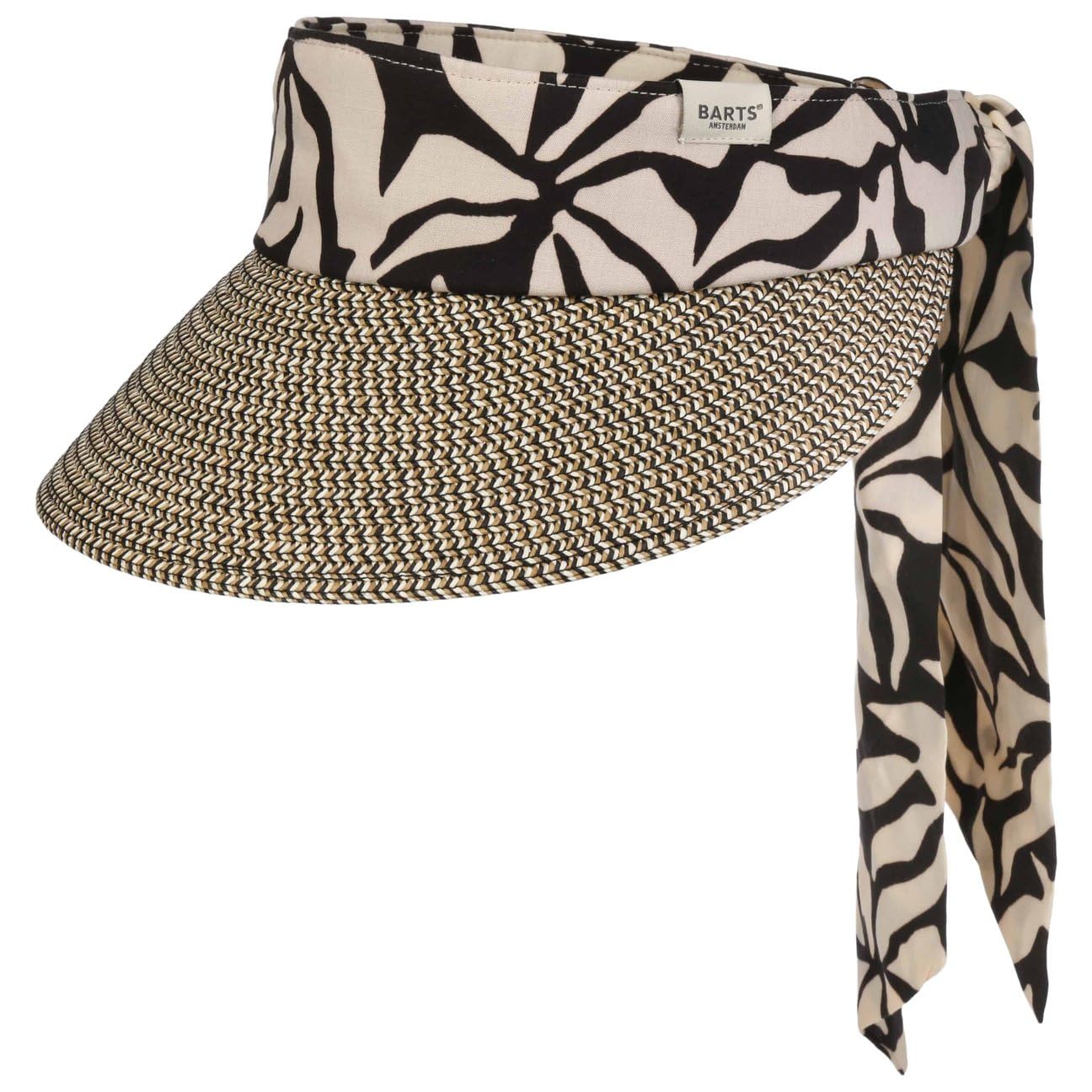 Barts Wupsder Visor visiera paglia marrone beige regolabile