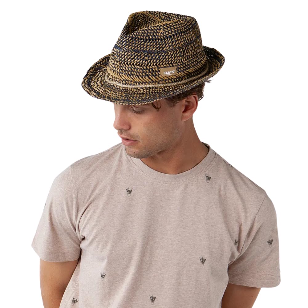 Barts Anjar Trilby Cappello Paglia Bicolore