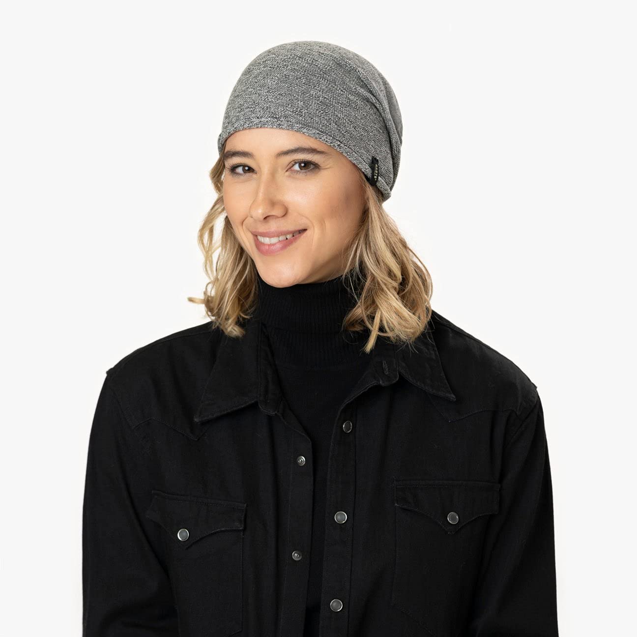 Barts Boucan Beanie berretto donna blu denim lana