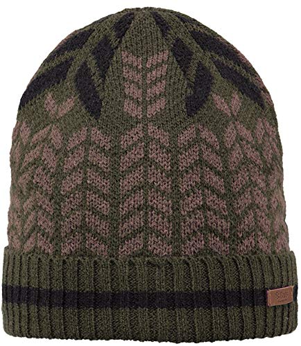 Barts Beanies Berretto Uomo Verde Kaki Pile Taglia Unica