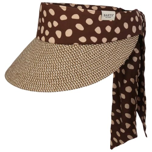 Barts Wupsder Visor visiera paglia marrone beige regolabile