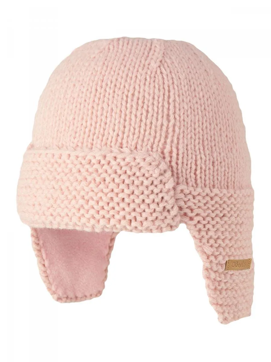 Barts Yuma Beanie Berretto Bimbo Rosa con Pile 0-24 Mesi