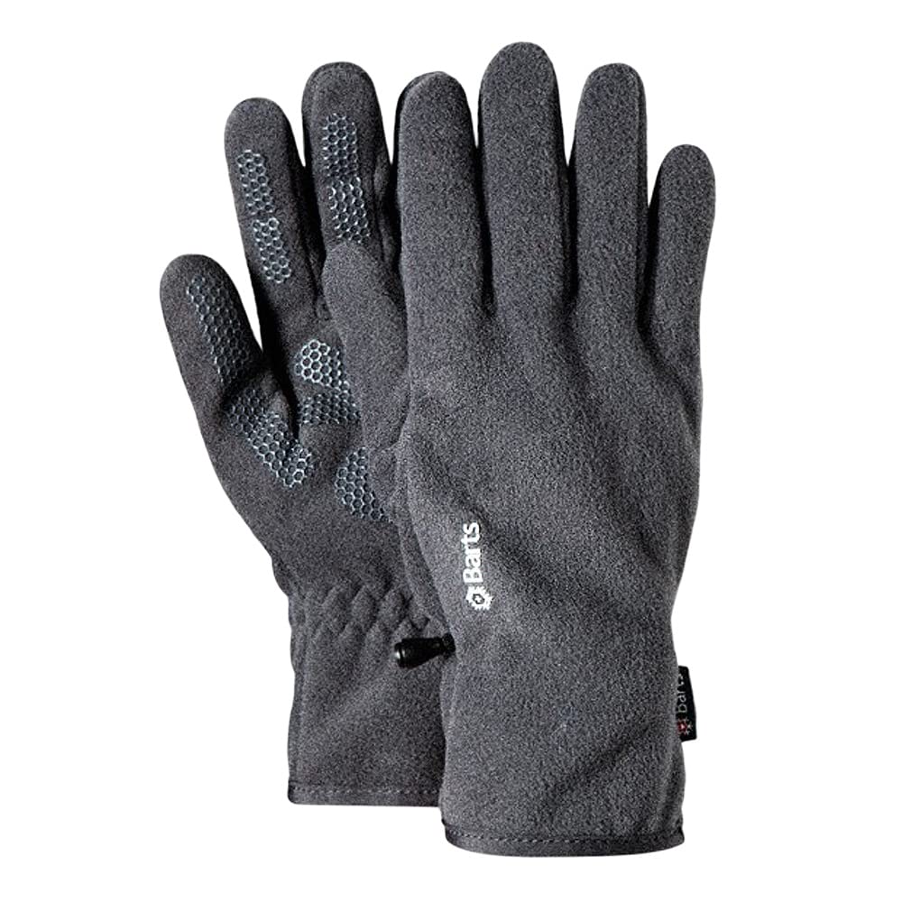 Barts Fleece Guanti Unisex Adulto Grigio Heather Grey