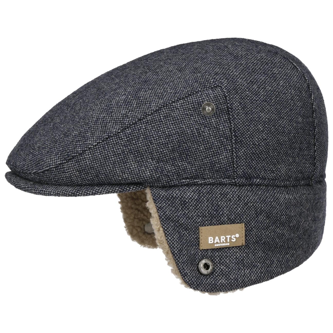 Barts Monzonite Denim Coppola Uomo Taglia M Fodera in Lana