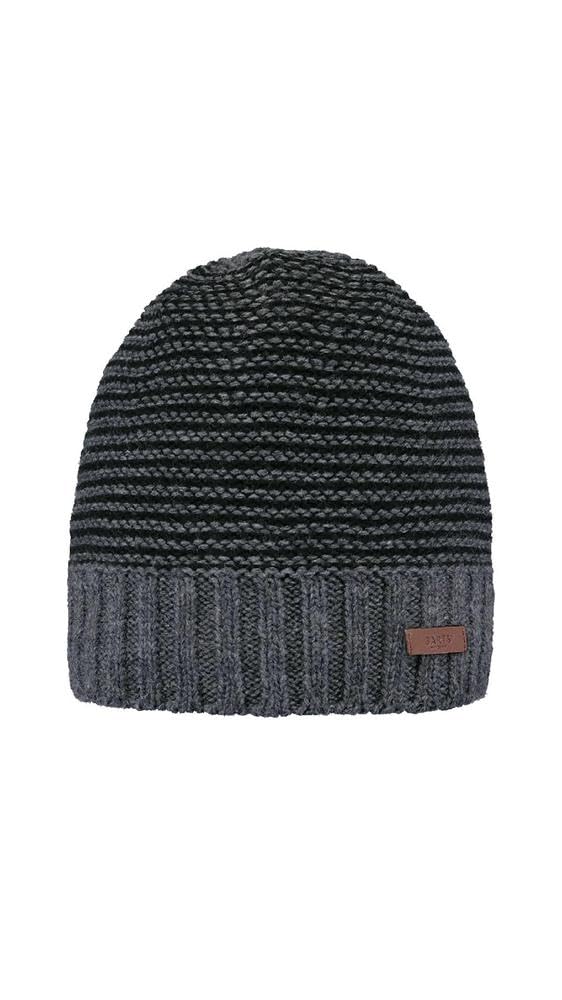 Barts Beanies David Berretto Uomo Coste Fodera Pile
