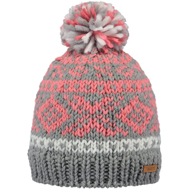 Barts Log Cabin Beanie berretto bambino grigio pile