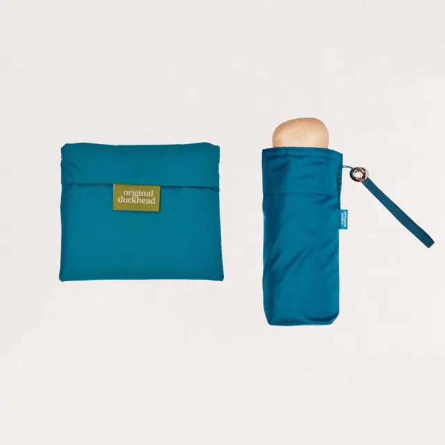 Original Duckhead Teal Mini Bundle set ombrello e borsa teal