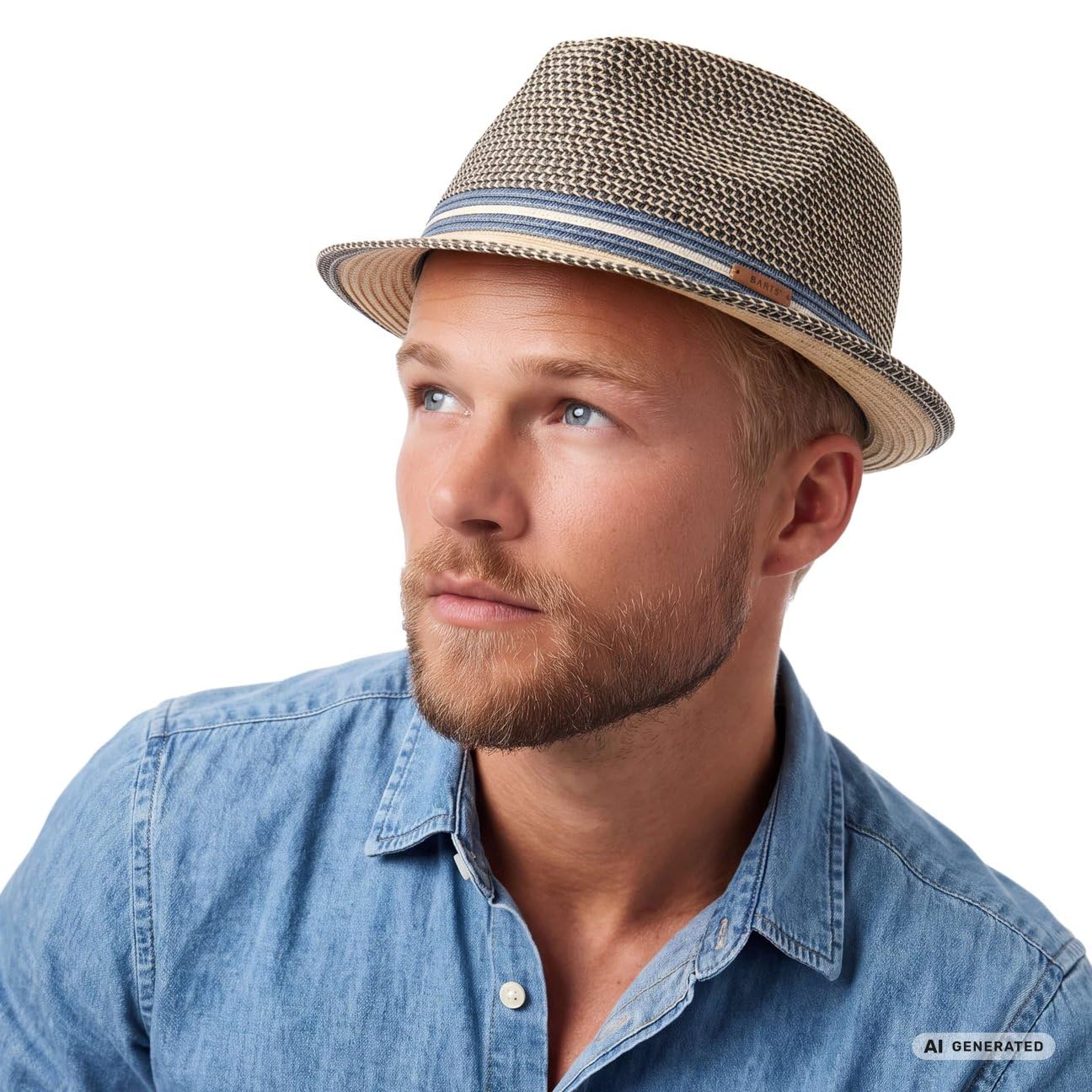 Barts Fluoriet cappello trilby sole estate unisex leggero