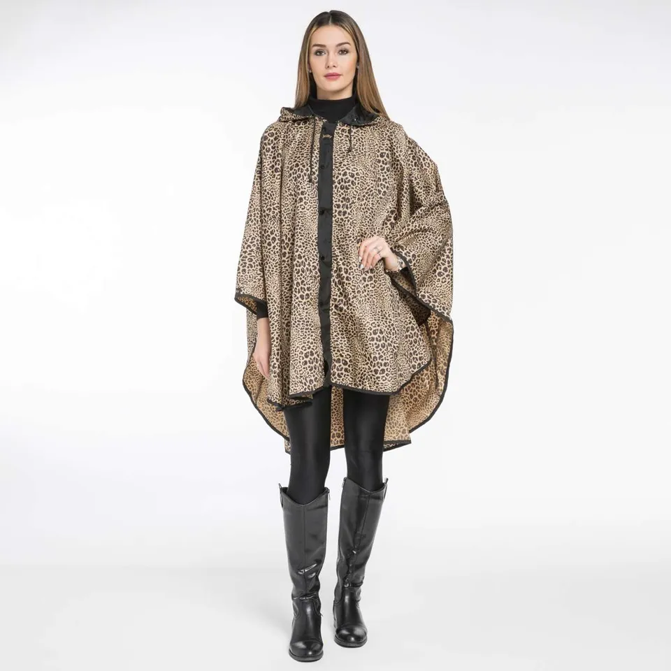 Y-DRY Mantella Cape pieghevole antipioggia con cappuccio