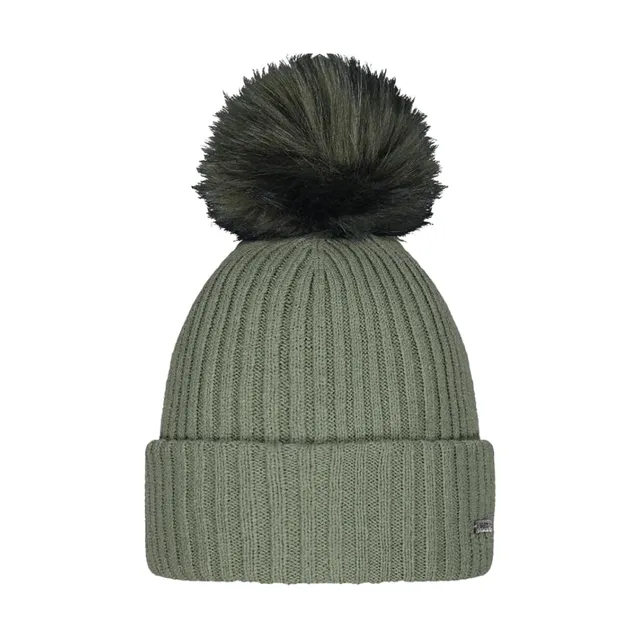 Barts Kenzie Berretto Donna Verde Pom Pom