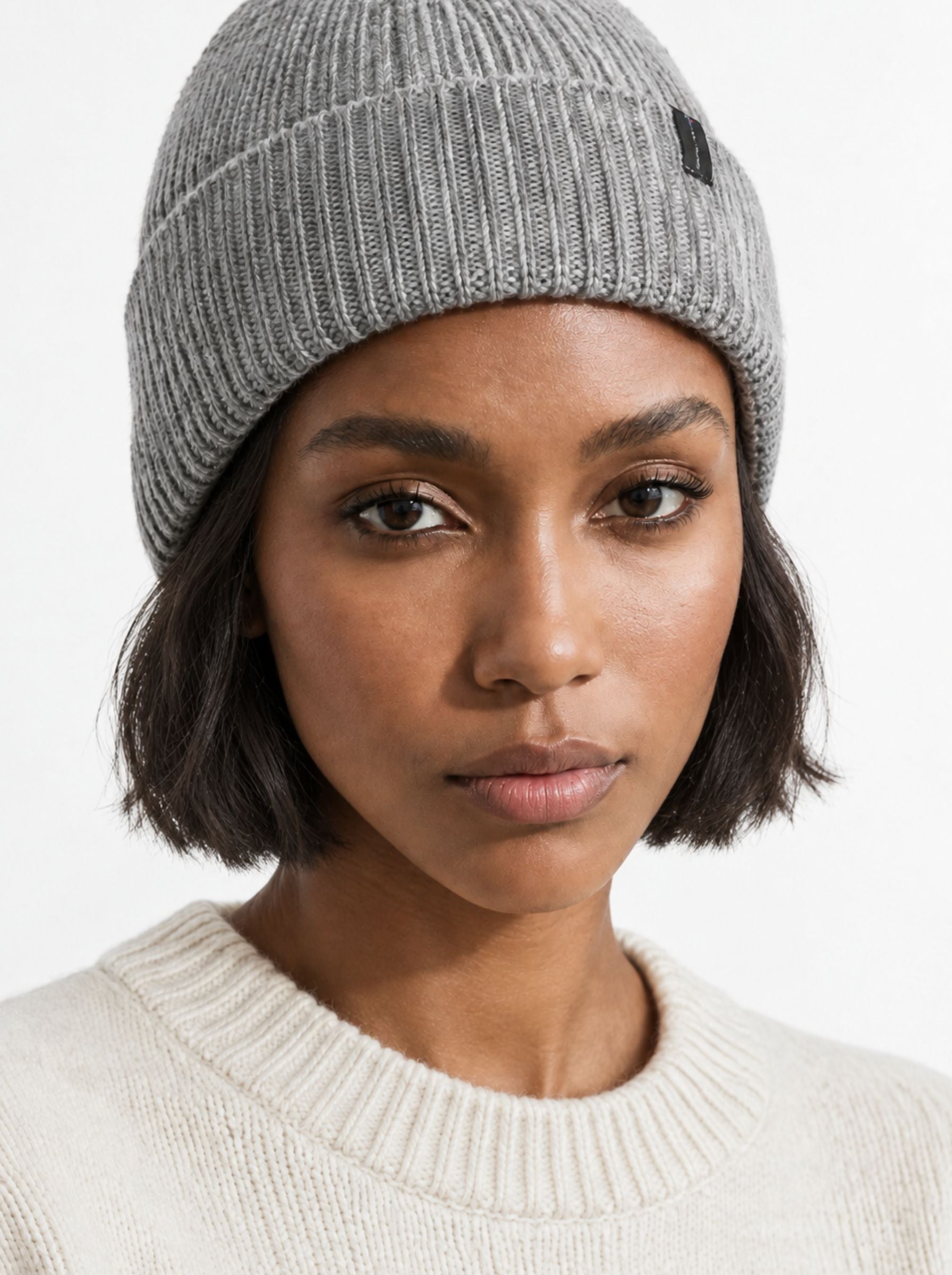 Pipolaki Bonnets Bonnet Benoit berretto nero lana cachemire