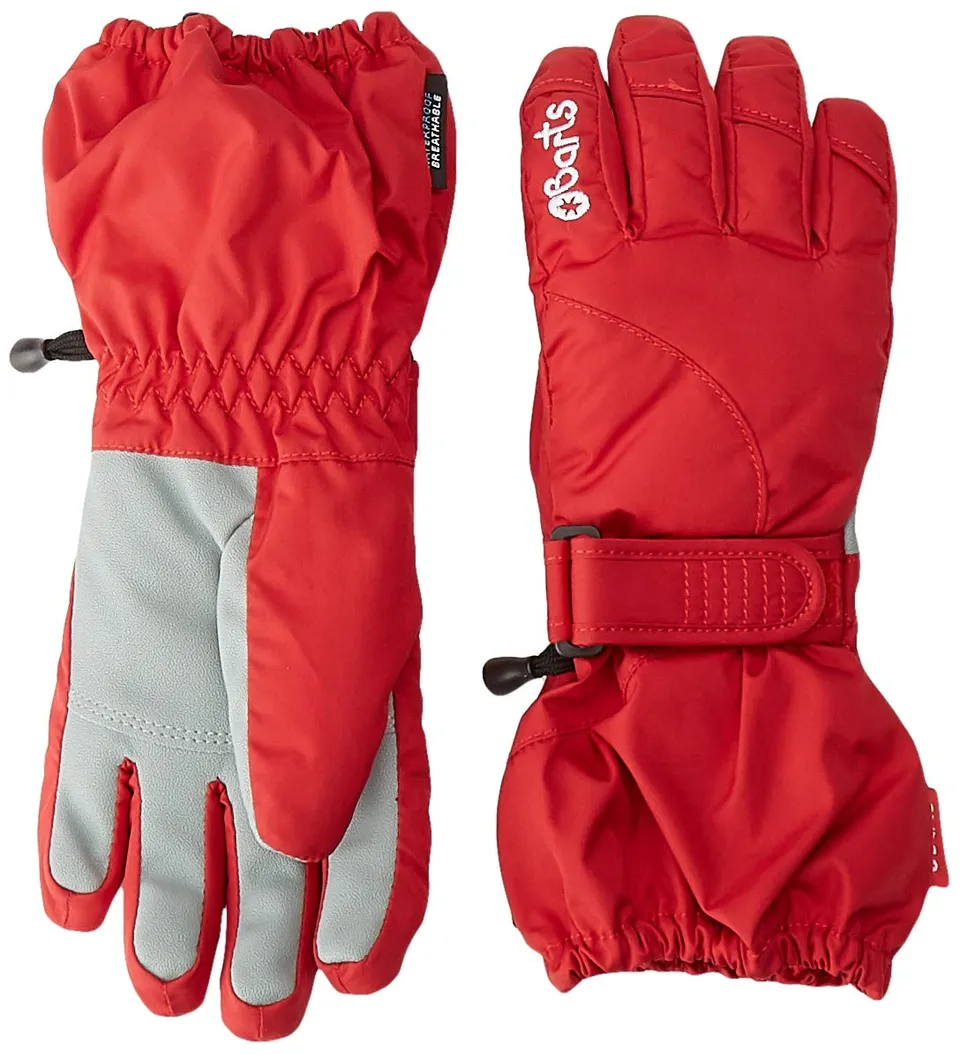 Barts Tec Guanti Sci Bimbo Rosso Impermeabili