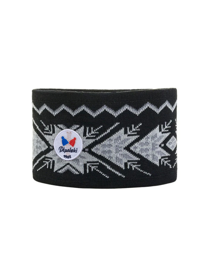 Pipolaki Kimbo fascia larga pile nero antivento