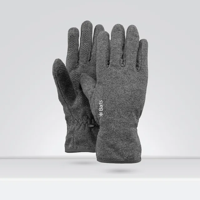 Barts Fleece Guanti pile grigio taglia unica