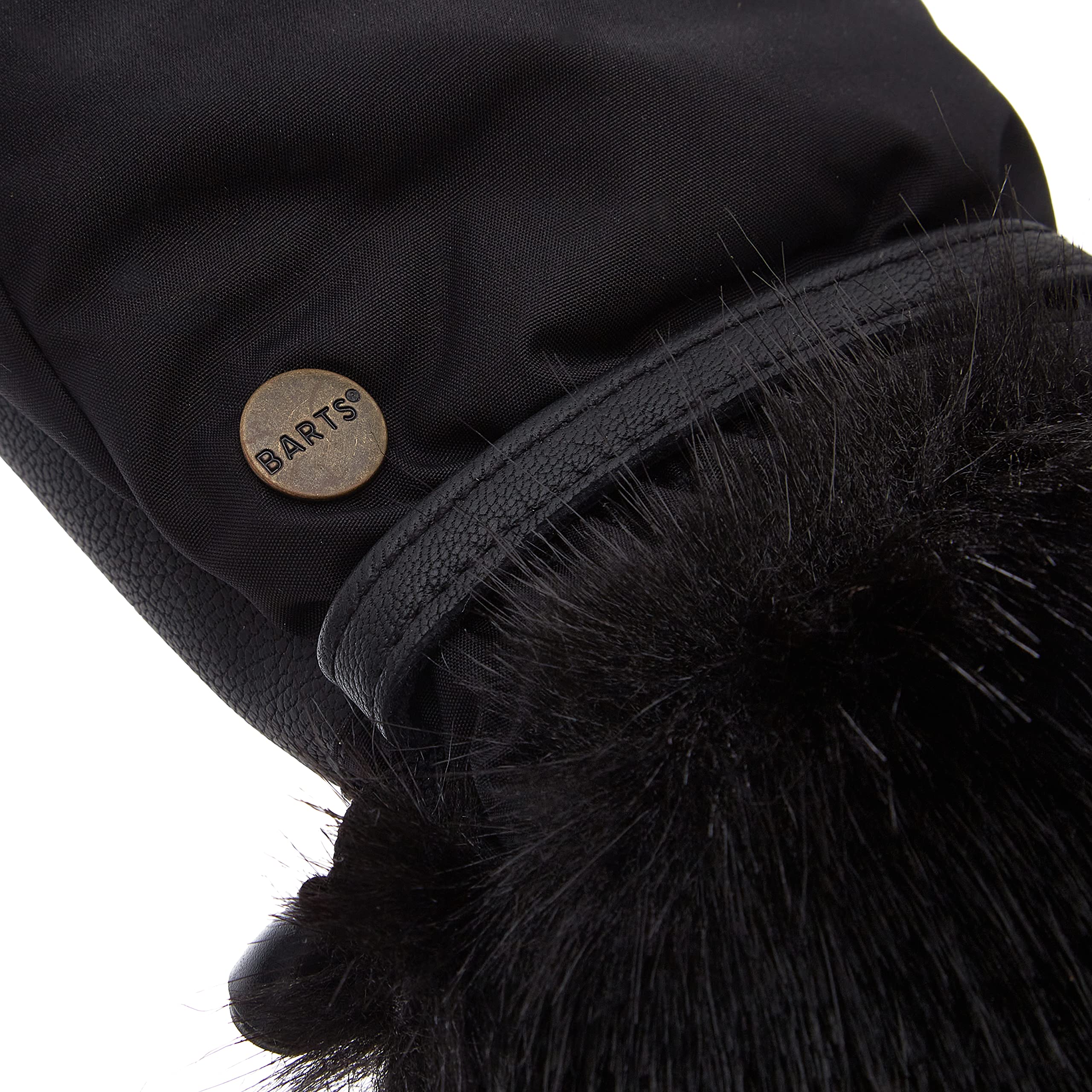 Barts Empire Skimitts muffole uomo nero impermeabile