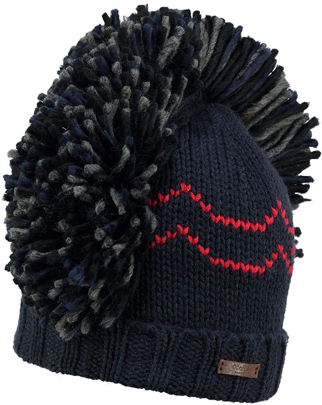 Barts Steen 3674003 Berretto Blu Maglia Grossa Pon Pon
