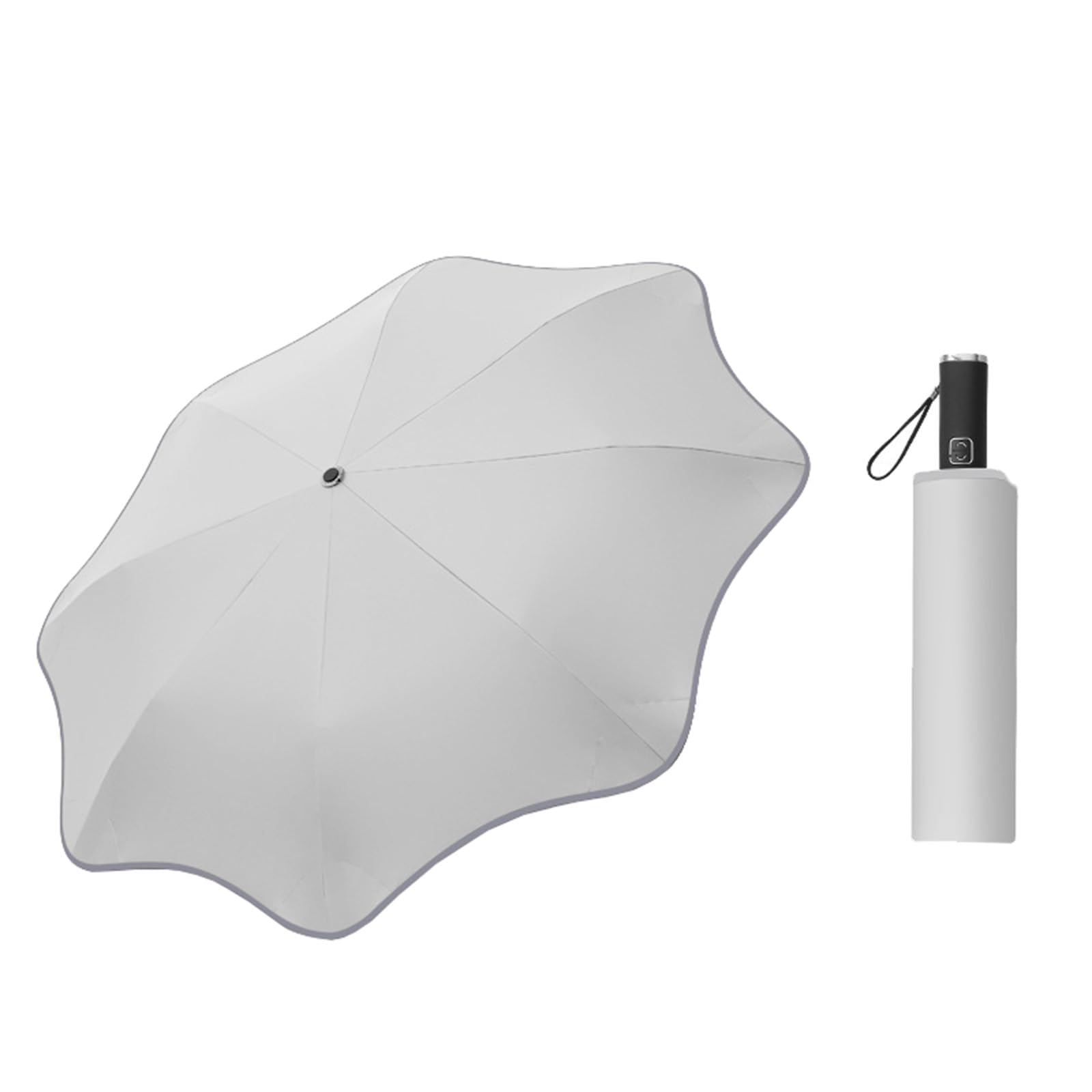 ThreeH ombrello compatto rosa automatico antipioggia UV 103 cm