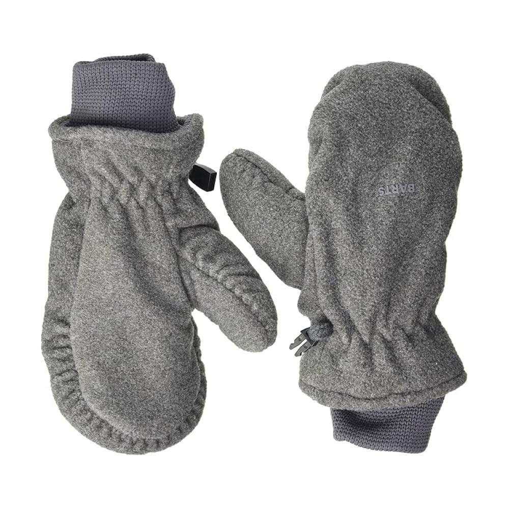Barts Gloves Fleece Mitts muffole bimbo grigio acrilico