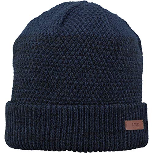 Barts Ail Berretto Uomo Nero Double-Face Riciclato