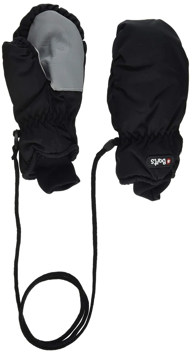 Barts Nylon Mitts moffole bimbo nero 2-3 anni impermeabile