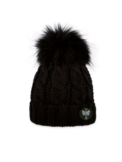 Pipolaki Calgary berretto pompon nero donna caldo