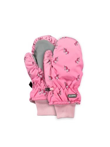Barts muffole invernali bimbo rosa impermeabili 5