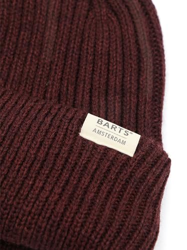 Barts Nieck Berretto Uomo Bordeaux Tinta Unita