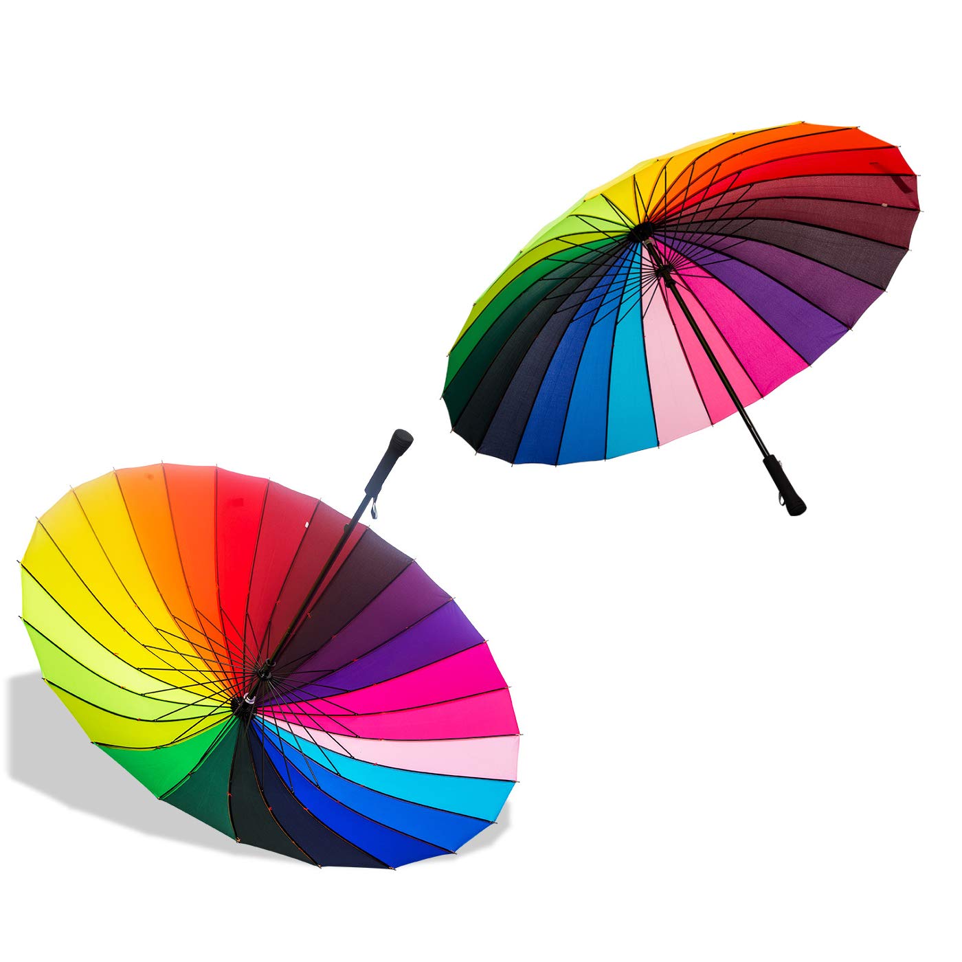 ThreeH KS07 Ombrello Golf Rainbow 24 Costole Antivento
