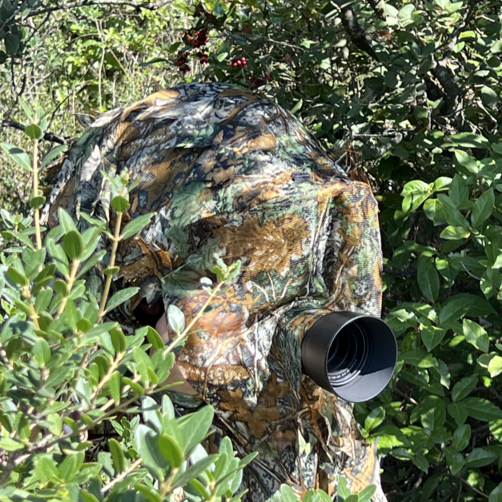 Oxaz Sur-capuche Overcap Cappuccio Mimetico 3D Foresta