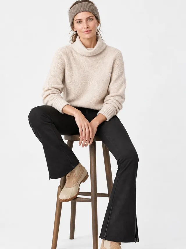 Pipolaki Powder pull donna ecru maglia calda taglia M