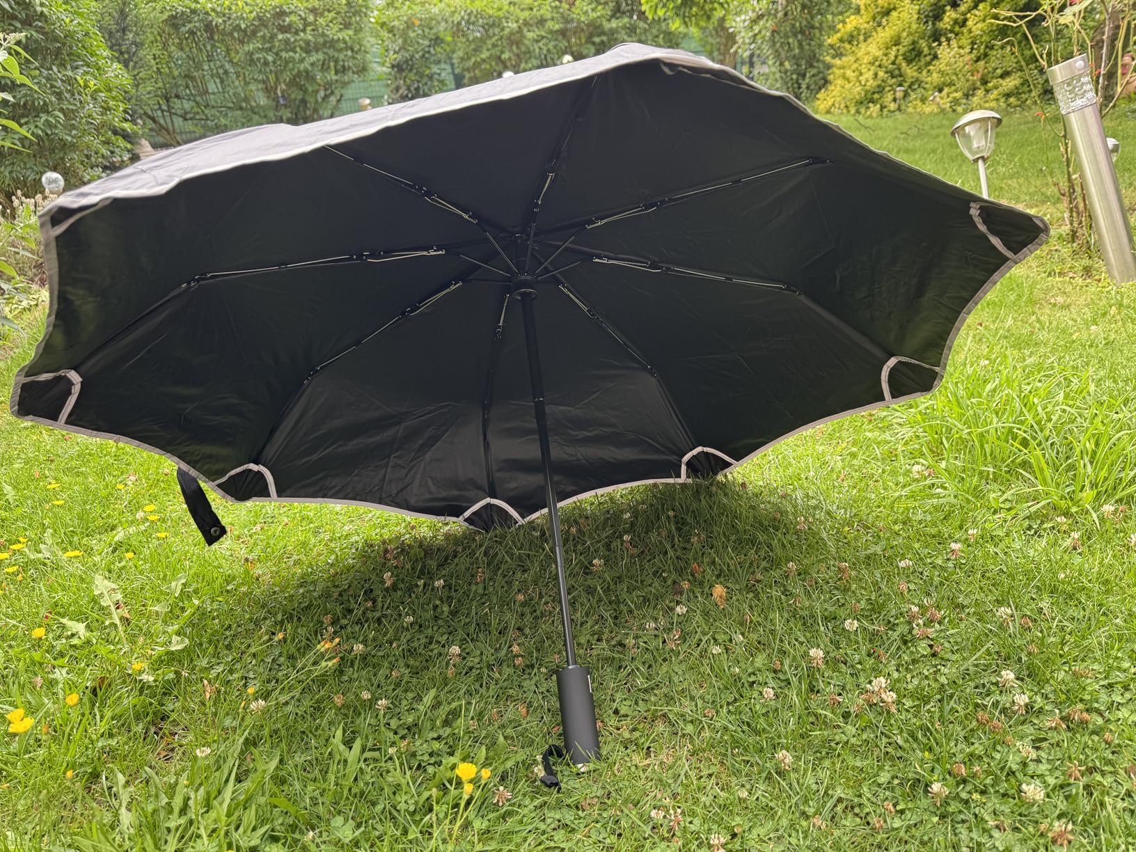 ThreeH ombrello compatto rosa automatico antipioggia UV 103 cm