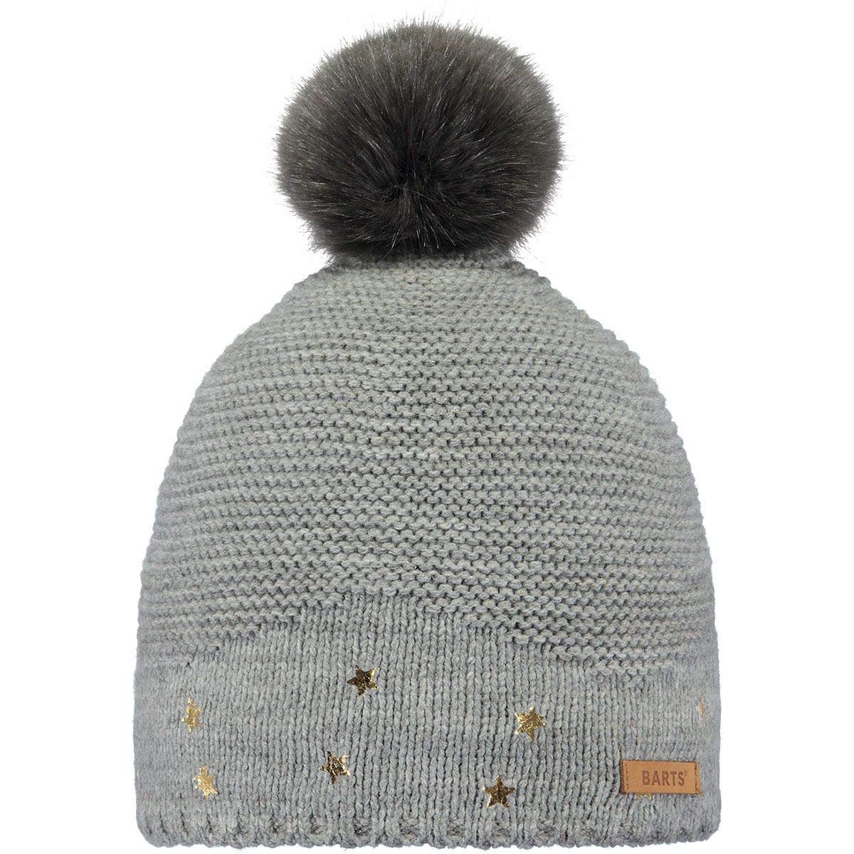 Barts Nerida Berretto Bimbo Grigio Pompon Pile